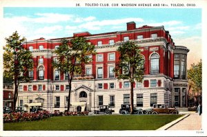 Ohio Toledo The Toledo Club Corner Of Madison Avenue and 14th Curteich