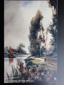 Norfolk: The Norfolk Broads, Coltishall near Norwich - Pub by Raphael Tuck 6488