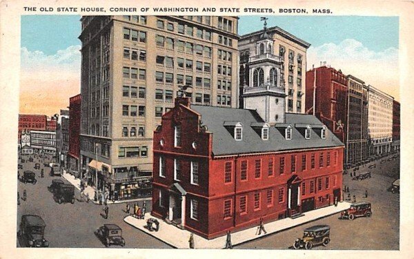 The Old State House in Boston, MA Corner of Washington & State Streets