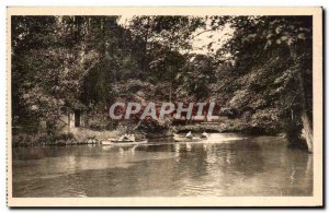 Old Postcard Beaune Bouzaize park Deep Sources of Bouzaize