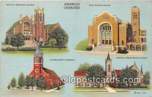 Amarillo Churches, Polk St Methodist Church Amarillo, TX, USA Unused 