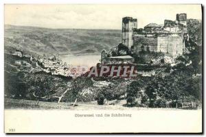 Old Postcard Oberwesel Schonburg Und Die