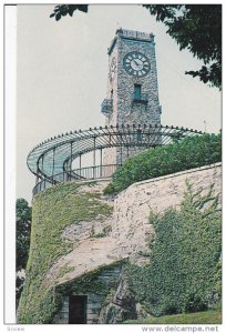 CENTRAL FALLLS, Rhode Island, 1940-1960's; Cogswell Memorial Clock Tower, Jen...