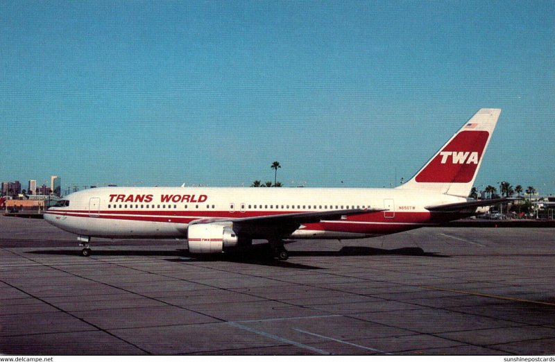 TWA Trans World Airlines Boeing B-767-205ER Phoenix Sky Harbor International ...
