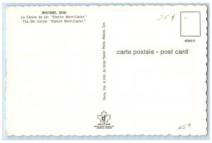 c1950's The Ski Center Station Mont-Castor Matane Quebec Canada Postcard
