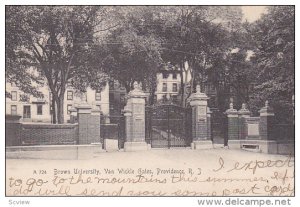 Exterior,  Brown University,  Van Wickle Gates,  Providence,   Rhode Island, ...