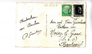 BF17248 stadttheater bad aachen germany front/back image