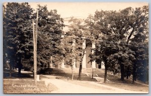 K32/ Lima New York RPPC Postcard c1910 College Hall Building 1472