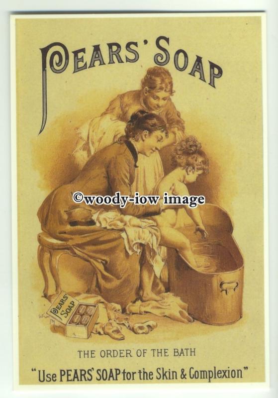 ad0341 - Pears Soap - Order Of The Bath - Modern Advert Postcard