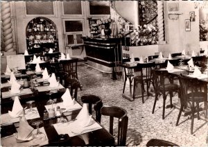 RPPC, Paris France  RESTAURANT TRATTORIA-TOSCANA  Interior View  4X6 Postcard