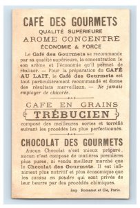 1880s-90s Trébucien Gourmet Chocolate Jeanne Hachette Defender of Beauvais F157