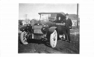 Postcard RPPC Photo 1919 Washington Liberty Bond automobile Advertising 22-13666