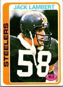 1978 Topps Football Card Terry Jack Lambert Pittsburgh Steelers sk7472