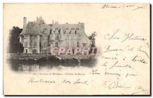 Old Postcard Chateau de Marcay surroundings Mirebeau