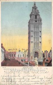 Dreamland Tower Coney Island, NY, USA Amusement Park 1906 Missing Stamp 