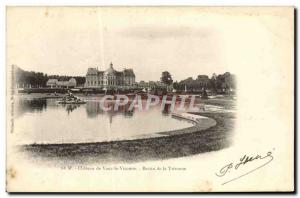 Old Postcard Chateau De Vaux Le Vicomte De La Basin Tritonne