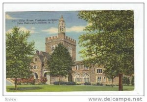 Kilgo House, freshman dormitory, Duke University, Durham, North Carolina, 40-60s