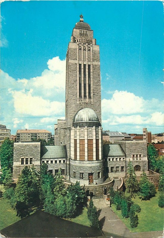 Post card Finland Helsinki the Church of Kallio