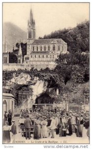 La Grotte Et La Basilique, Lourdes (Hautes-Pyrénées), France, 1900-190s