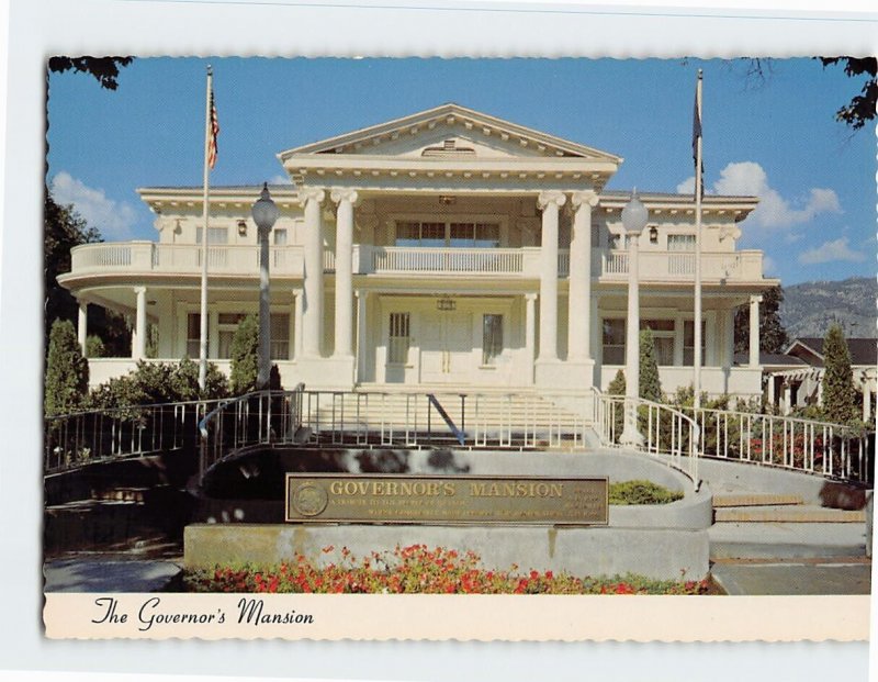 Postcard The Governor's Mansion, Carson City, Nevada