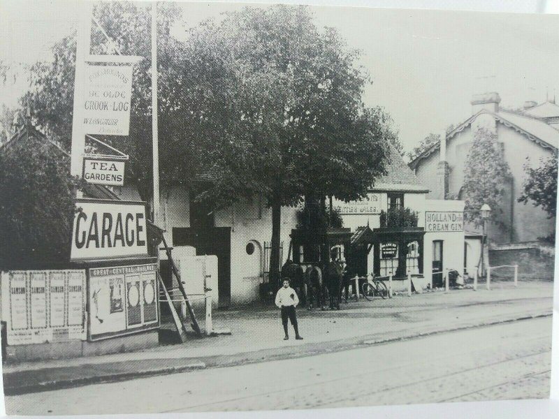 Repro Postcard Ye Olde Crook Log Public House Coaching Inn Bexley Heath c1910