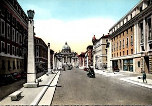 Italy Roma Rome Reconciliation Street and St Peter