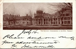 Postcard VT Manchester The Equinox Resort & Spa & Golf Club 1908 K15