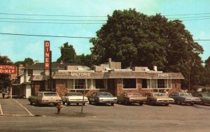 Vintage Postcard Milford Diner Famous Fine Foods Broad St. Milford Pennsylvania