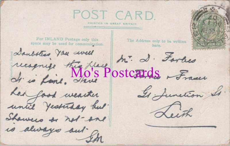 Genealogy Postcards - 3 x Forbes, Leith, Glasgow, Woodhall Spa, Lincs