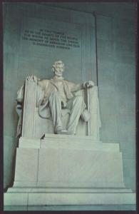Lincoln Statue,Washington,DC Postcard