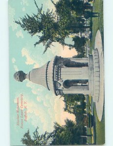 Divided-back MONUMENT SCENE Buffalo New York NY AE7943