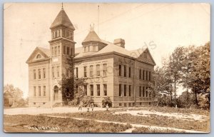 K32/ Jordan New York RPPC Postcard c1910 High School Building 1073