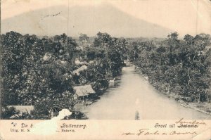 Indonesia - Buitenzorg Groet uit Batavia Dutch East Indies - Bogor NI-01