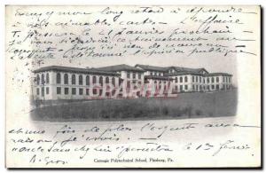 Postcard Old Carnegie Polytechnical School Pittsburg