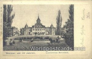 Lustschloss Belvedere Weimar vor 50 Jahren Germany 1914 