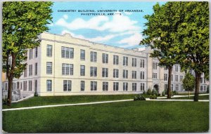 Fayetteville Arkansas, Chemistry Building, University of Arkansas, Postcard