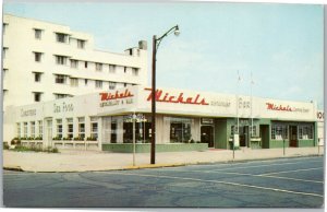 Michals Restaurant - exterior view - Asbury Park, New Jersey postcard