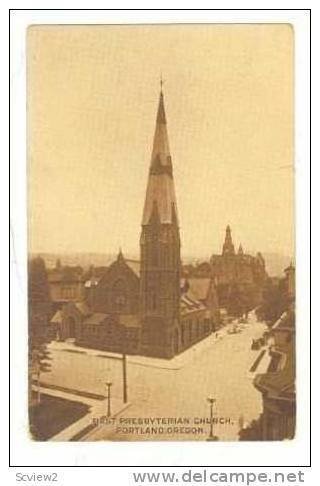 First Presbyterian Church, Portland, Oregon, PU-1912