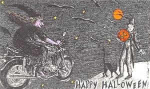 Modern Card, Halloween Unused