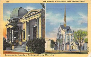 University of Pittsburgh's Allegheny and the Heinz Chapel  Pittsburgh Pennsyl...