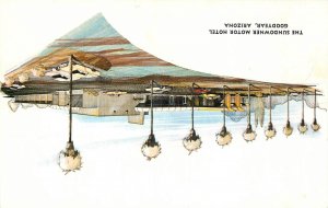 1920s Goodyear Arizona Sun Downer Motor Hotel artist impression  Postcard 26-228