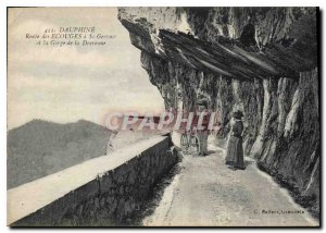 Old Postcard Dauphine road Ecouges in St Gervais and the Gorge Drevenne Velo ...