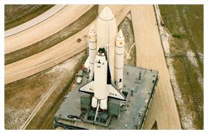 Orbiter Columbia  sitting on Crawler Transporter