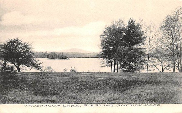 Waushacum Lake in Sterling Junction, Massachusetts