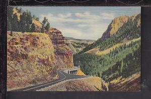 Golden Gate Canyon,Yellowstone National Park Postcard 