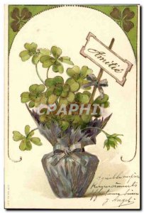 Old Postcard Fantasy Flowers