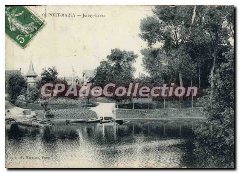 Postcard Old Port Marly Jersey Farm