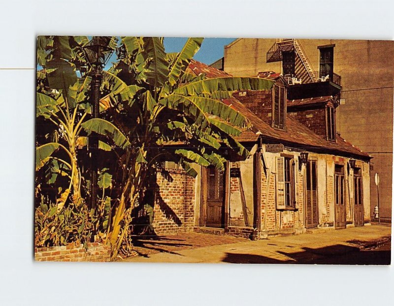 Postcard Lafitte's Blacksmith Shop Bourbon Street New Orleans Louisiana USA