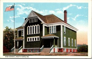 Postcard High School in South Paris, Maine~135476