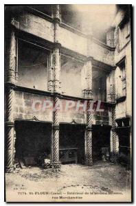 Old Postcard St Flour (Cantal) Interior of the house Brisson Street Merchandise